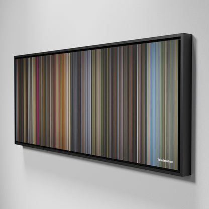 Side view of Framed Buff's of The Gentlemen Frome on the wall