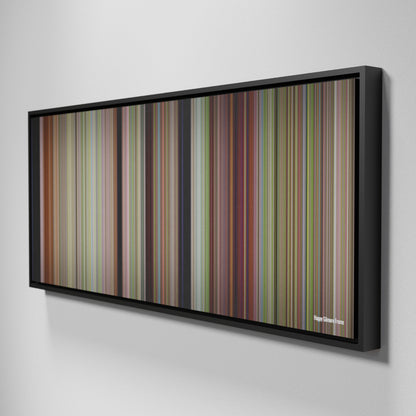 Side view of Framed Buff's of Happy Gilmore Frome on the wall