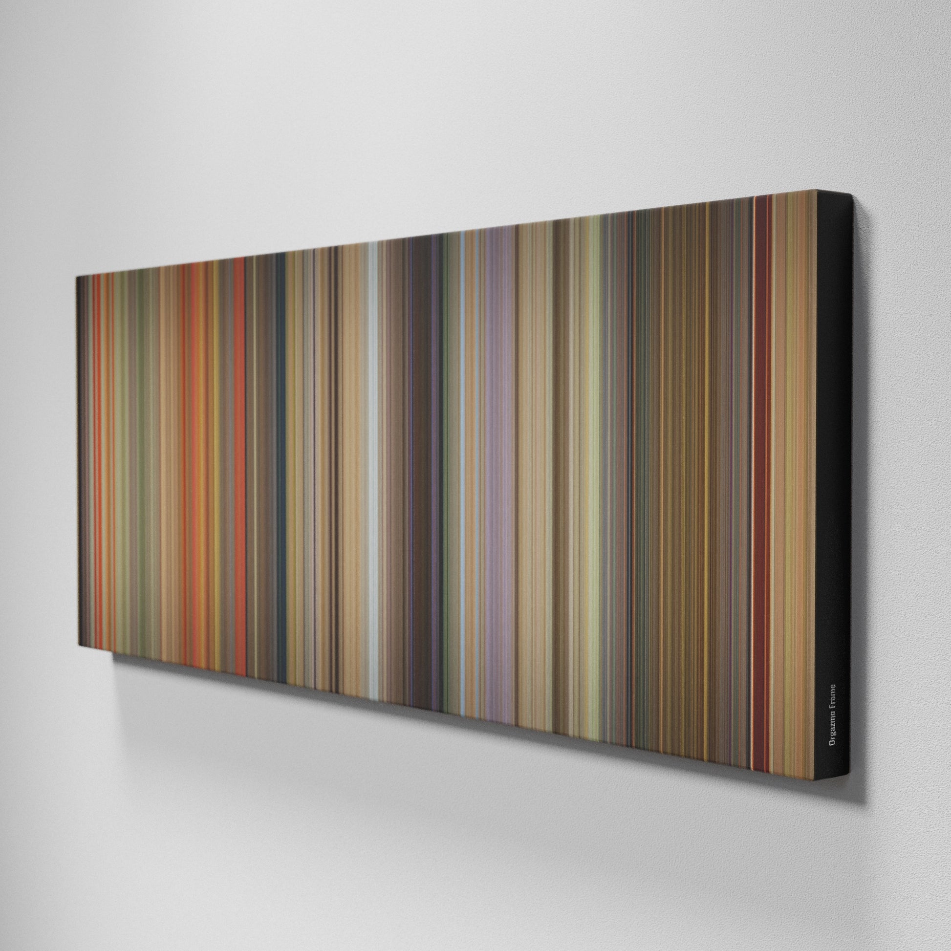 Side view of Buff's of Orgazmo Frome on the wall