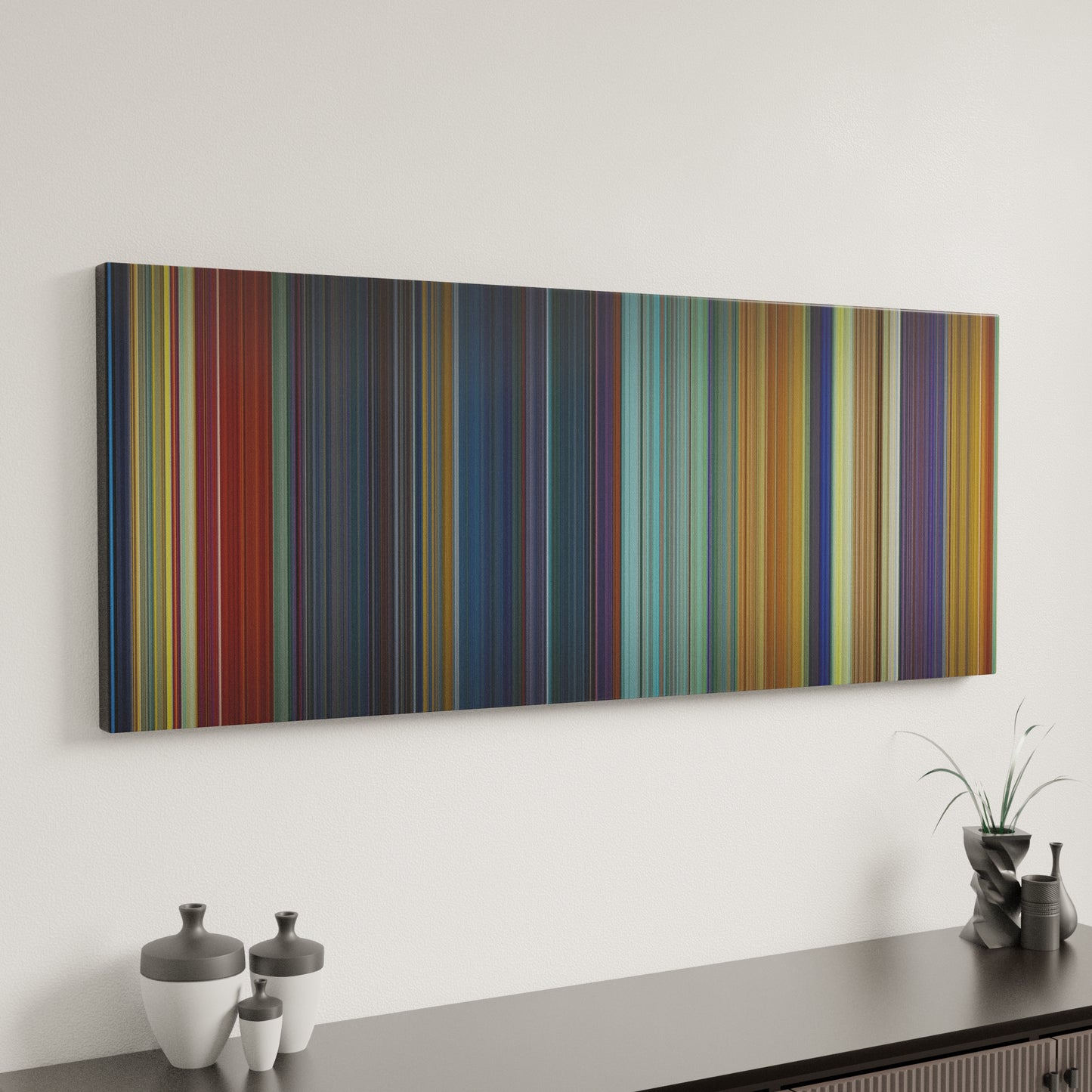 Minimal interior design with The Emperor's New Groove Frome on the wall