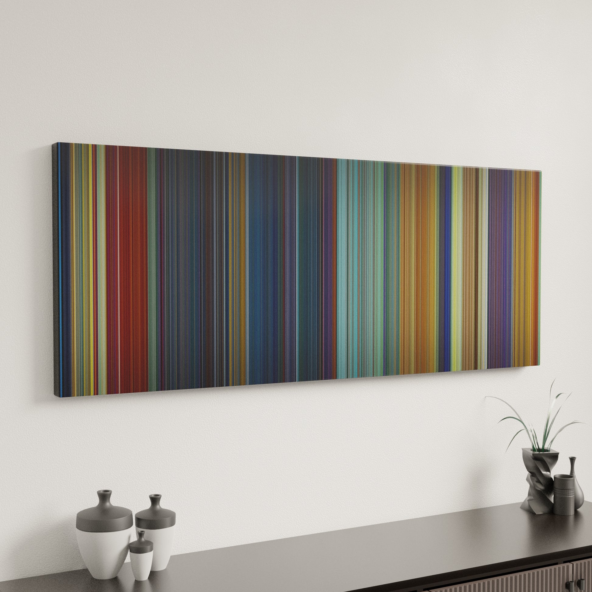 Minimal interior design with The Emperor's New Groove Frome on the wall