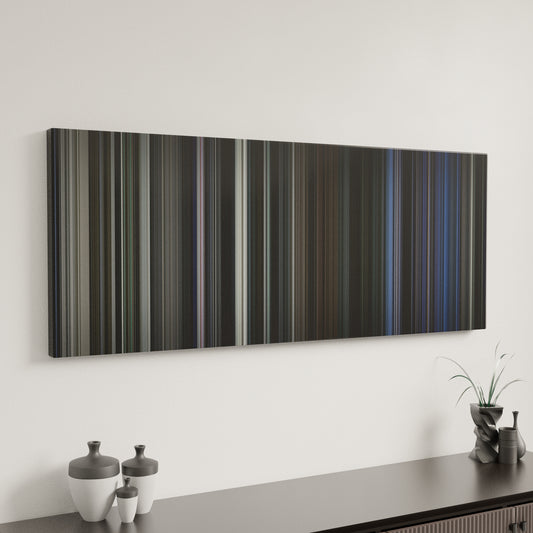 Minimal interior design with The Last Time I Committed Suicide Frome on the wall