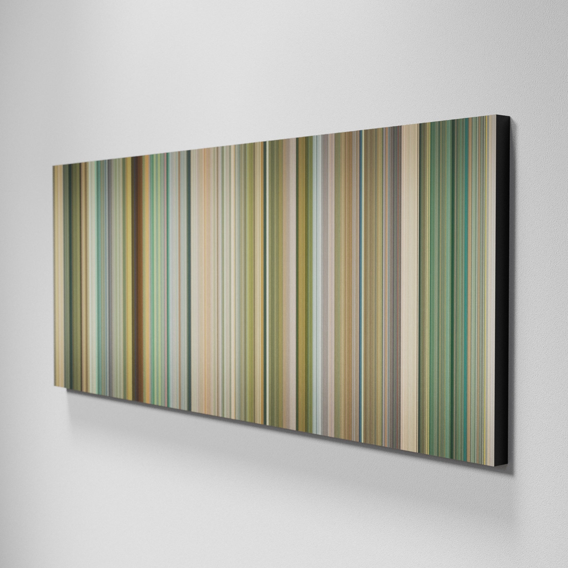 Side view of Basic of You Don't Mess with the Zohan Frome on the wall