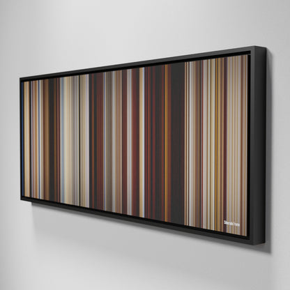 Side view of Framed Buff's of Silverado Frome on the wall