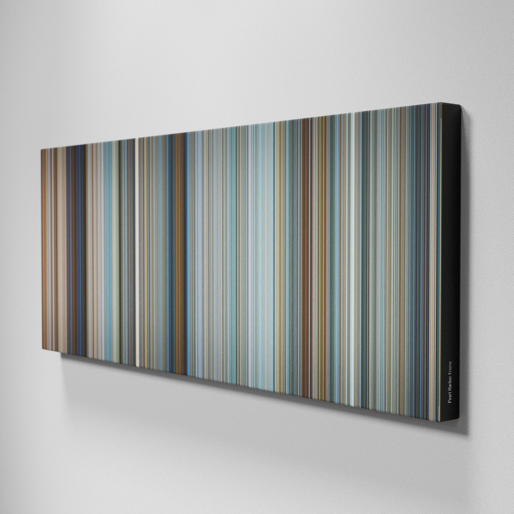 Side view of Buff's of Pearl Harbor Frome on the wall