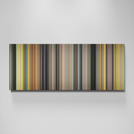 127 Hours movie canvas wall art - color palette print