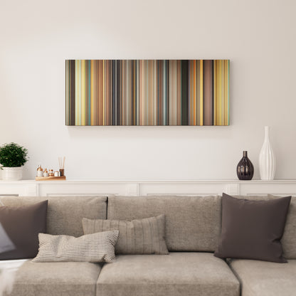 Living room interior with 127 Hours Frome on the wall