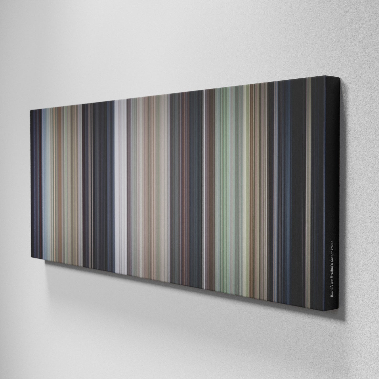 Side view of Buff's of Miami Vice: Brother's Keeper Frome on the wall