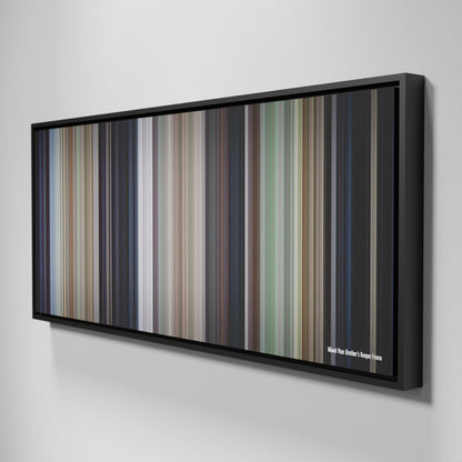 Side view of Framed Buff's of Miami Vice: Brother's Keeper Frome on the wall