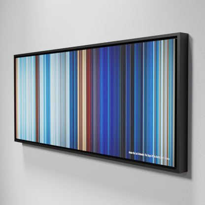 Side view of Framed Buff's of Avatar: The Last Airbender - The Siege of the North, Part 1 Frome on the wall