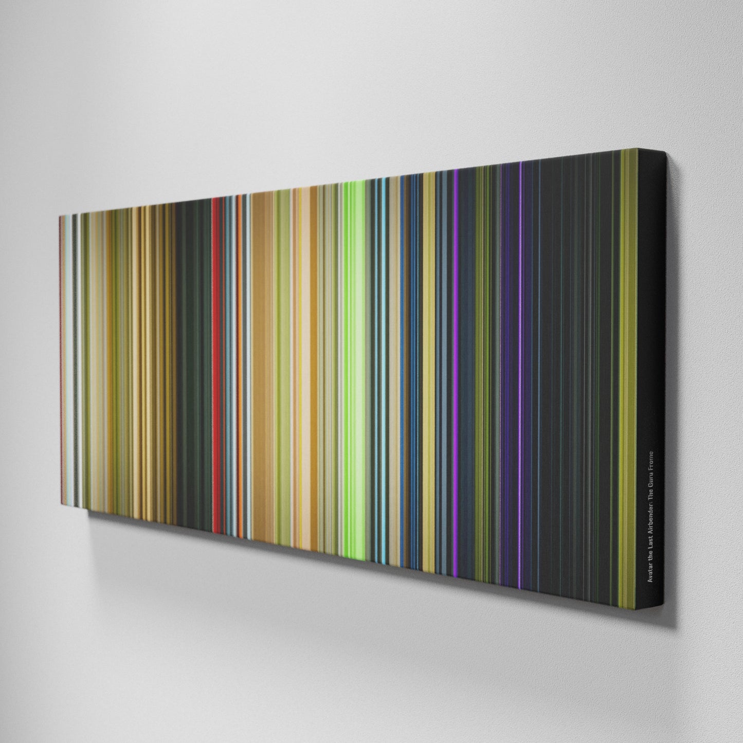 Side view of Buff's of Avatar: The Last Airbender - The Guru Frome on the wall