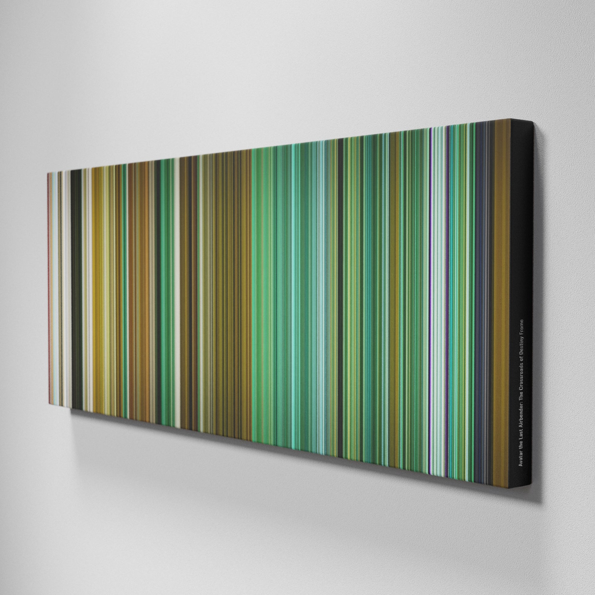 Side view of Buff's of Avatar: The Last Airbender - The Crossroads of Destiny Frome on the wall