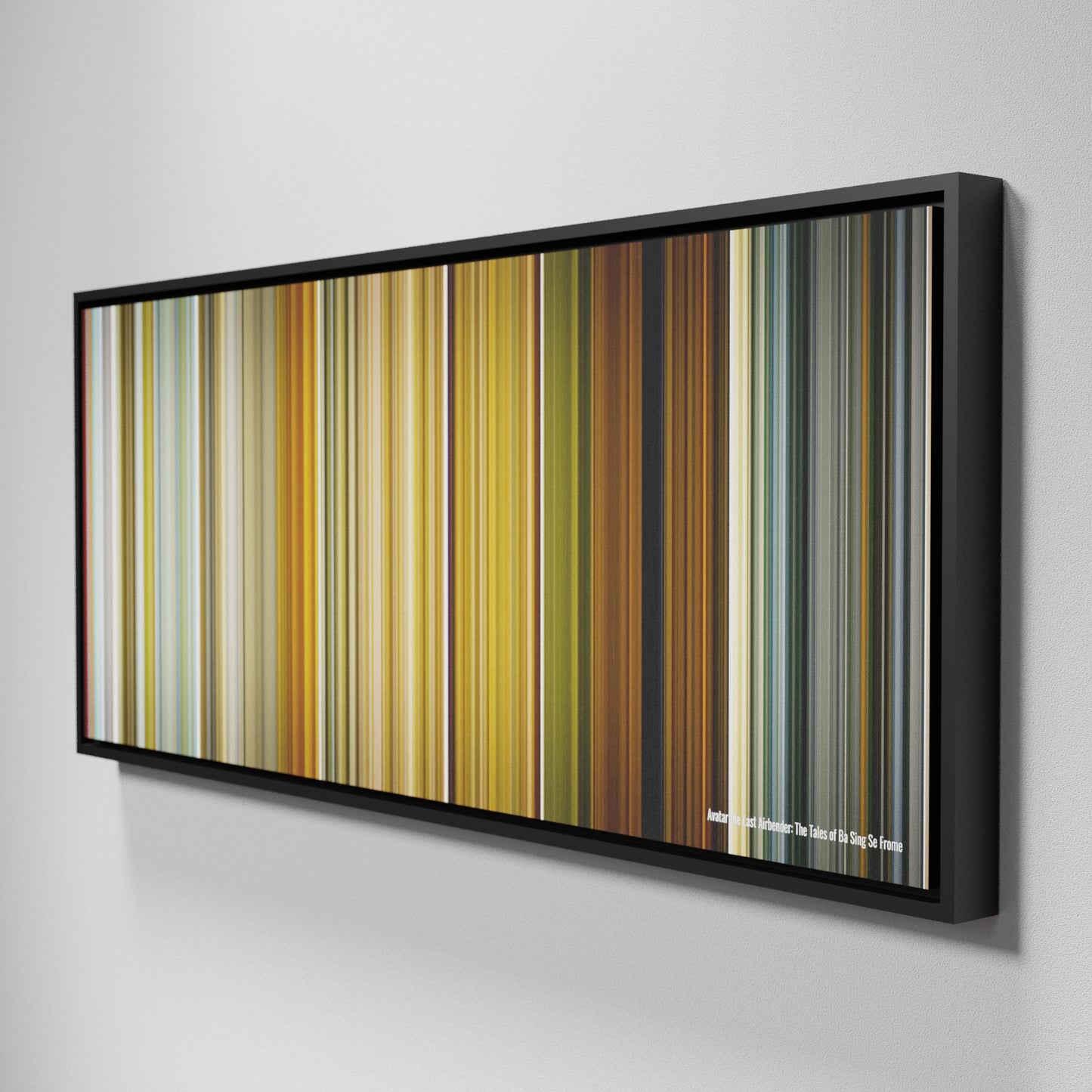 Side view of Framed Buff's of Avatar: The Last Airbender - The Tales of Ba Sing Se Frome on the wall