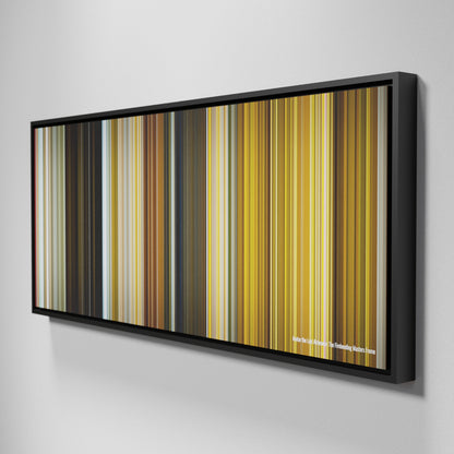 Side view of Framed Buff's of Avatar: The Last Airbender - The Firebending Masters Frome on the wall