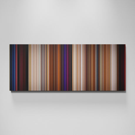 A Star Is Born movie canvas wall art - color palette print