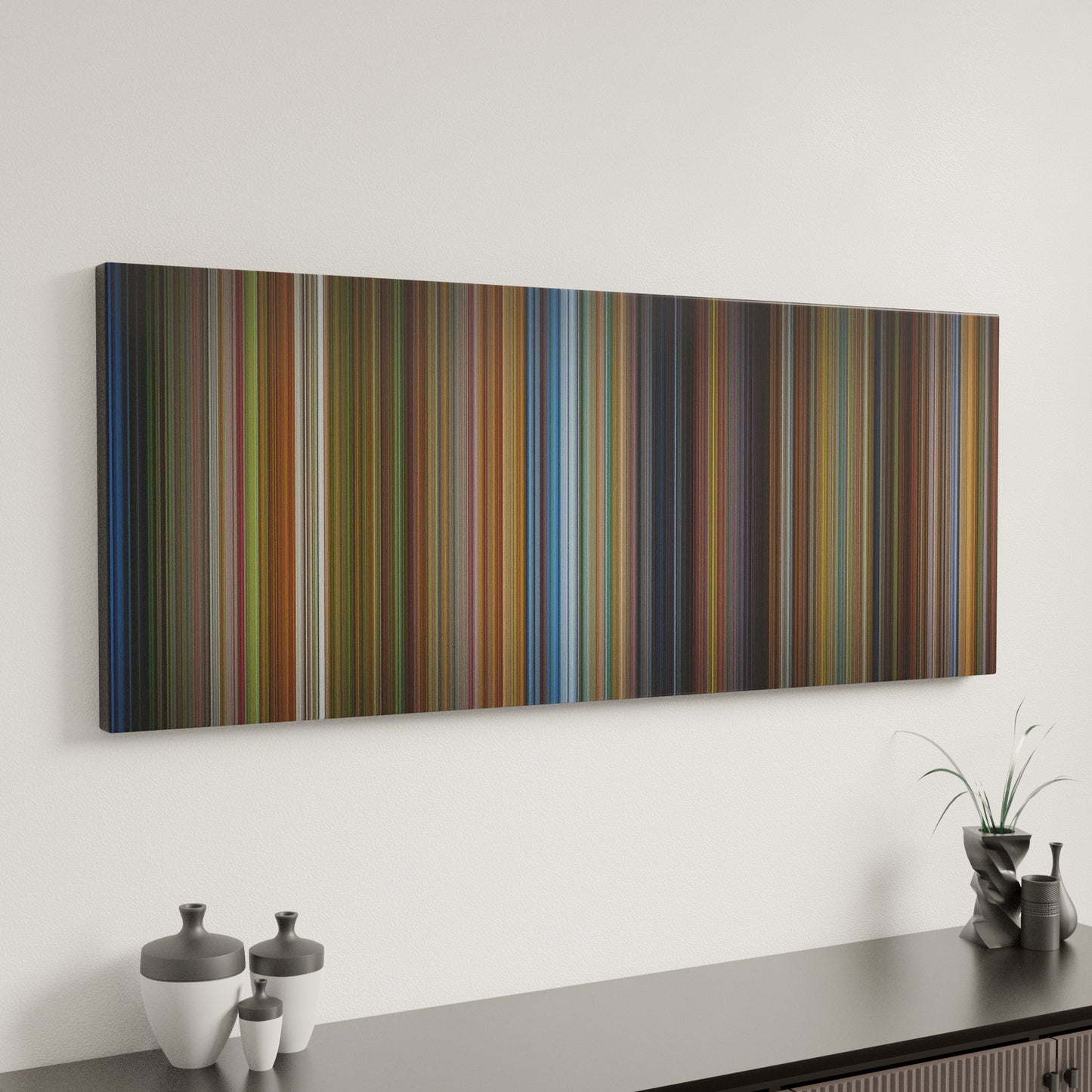 Minimal interior design with The Fox and the Hound Frome on the wall