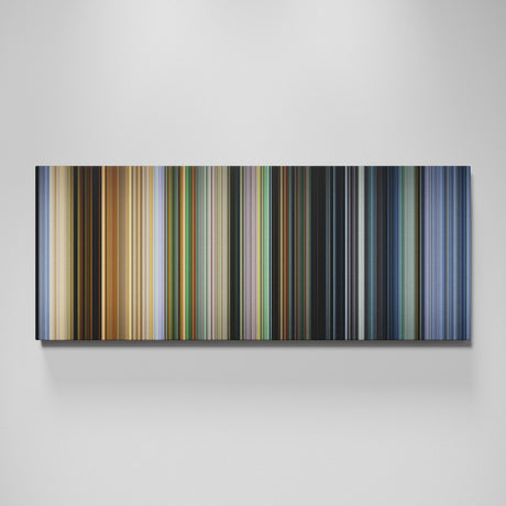 City of God movie canvas wall art - color palette print