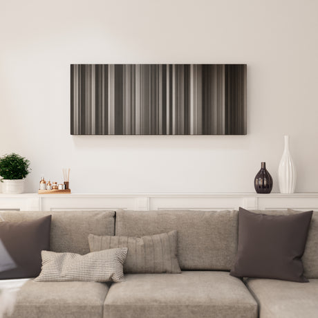 Seven Samurai canvas print in living room - film wall decor