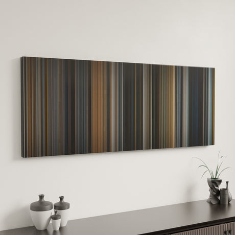The Pianist canvas art in modern interior - movie color palette