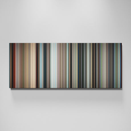 Grave of the Fireflies movie canvas wall art - color palette print