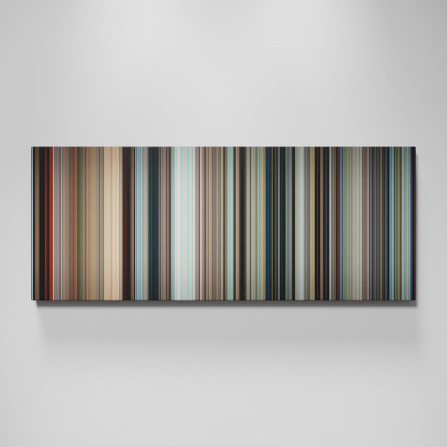 Grave of the Fireflies movie canvas wall art - color palette print