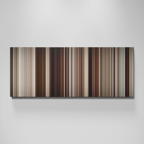 Once Upon a Time in the West movie canvas wall art - color palette print