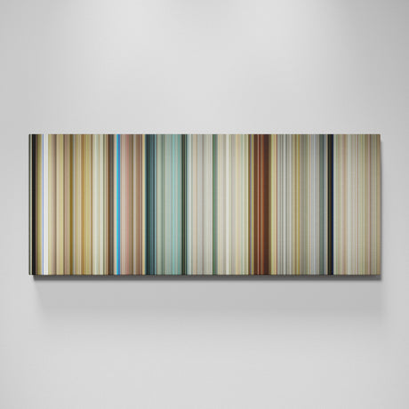 Like Stars on Earth movie canvas wall art - color palette print