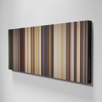 Side view of Buff's of Indiana Jones and the Raiders of the Lost Ark Frome on the wall