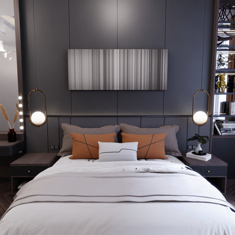 High and Low movie canvas in bedroom - wall art display