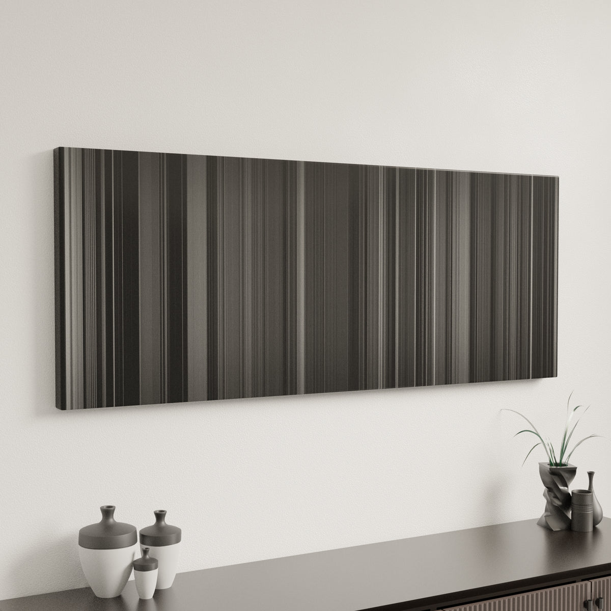 Dr. Strangelove or: How I Learned to Stop Worrying and Love the Bomb canvas art in modern interior - movie color palette