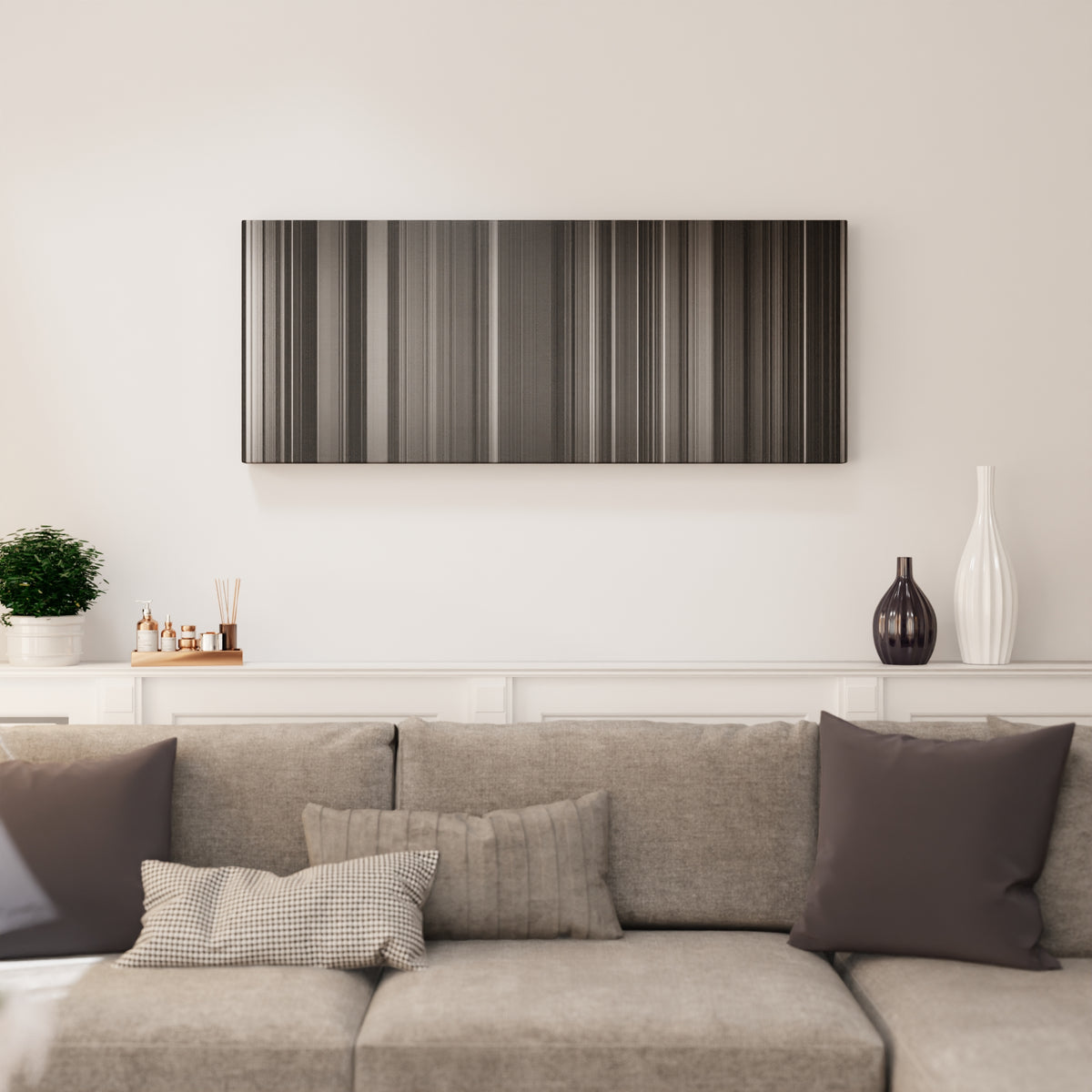 Dr. Strangelove or: How I Learned to Stop Worrying and Love the Bomb canvas print in living room - film wall decor