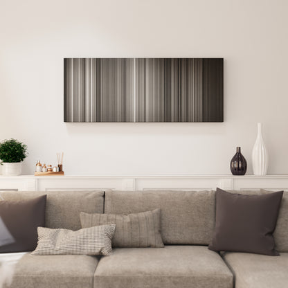 Living room interior with M (1931) Frome on the wall