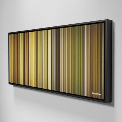 Side view of Framed Buff's of Dangal Frome on the wall