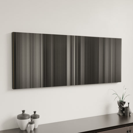 Psycho canvas art in modern interior - movie color palette