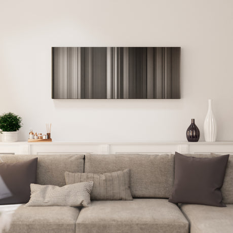Psycho canvas print in living room - film wall decor