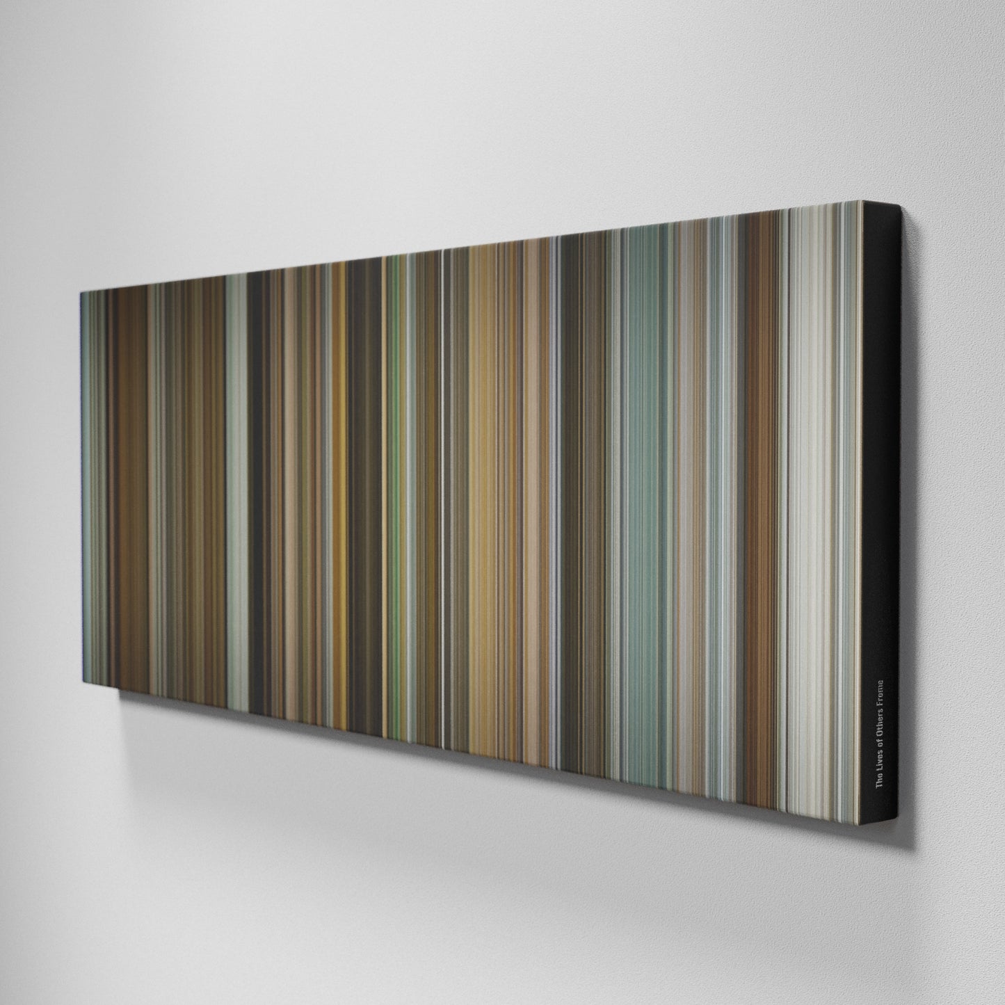 Side view of Buff's of The Lives of Others Frome on the wall