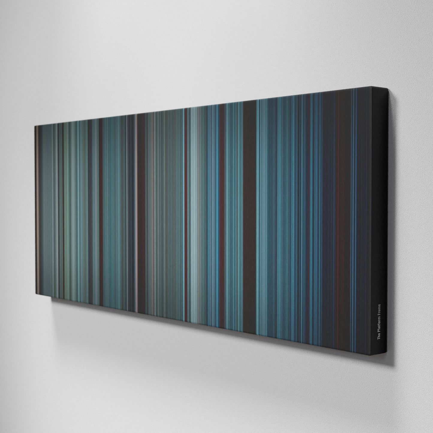 Side view of Buff's of The Platform Frome on the wall