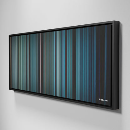 Side view of Framed Buff's of The Platform Frome on the wall