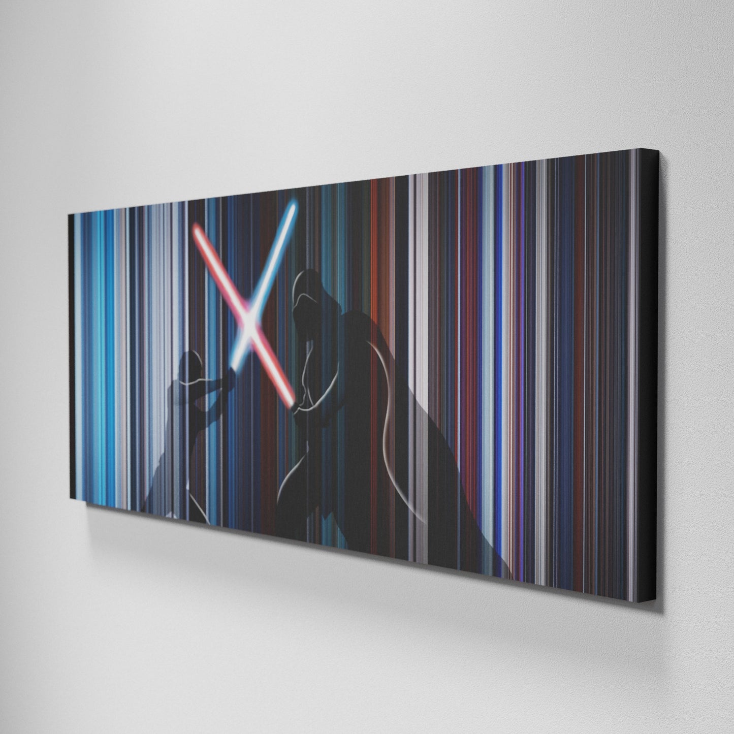 Side view of Basic of Star Wars: Episode V - The Empire Strikes Back Exclusive Edition Frome on the wall