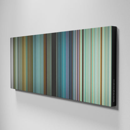 Side view of Buff's of Squid Game: Red Light, Green Light on the wall