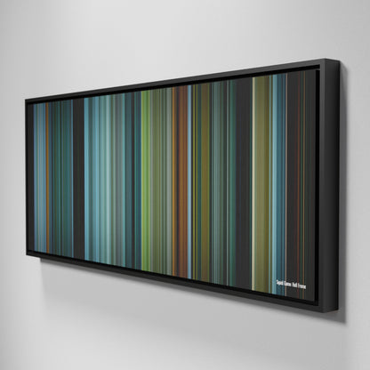 Side view of Framed Buff's of Squid Game: Hell Frome on the wall