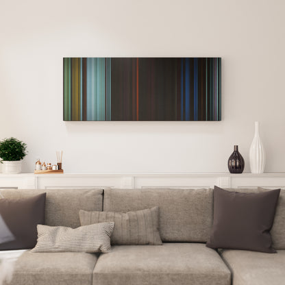 Living room interior with Squid Game: A Fair World Frome on the wall