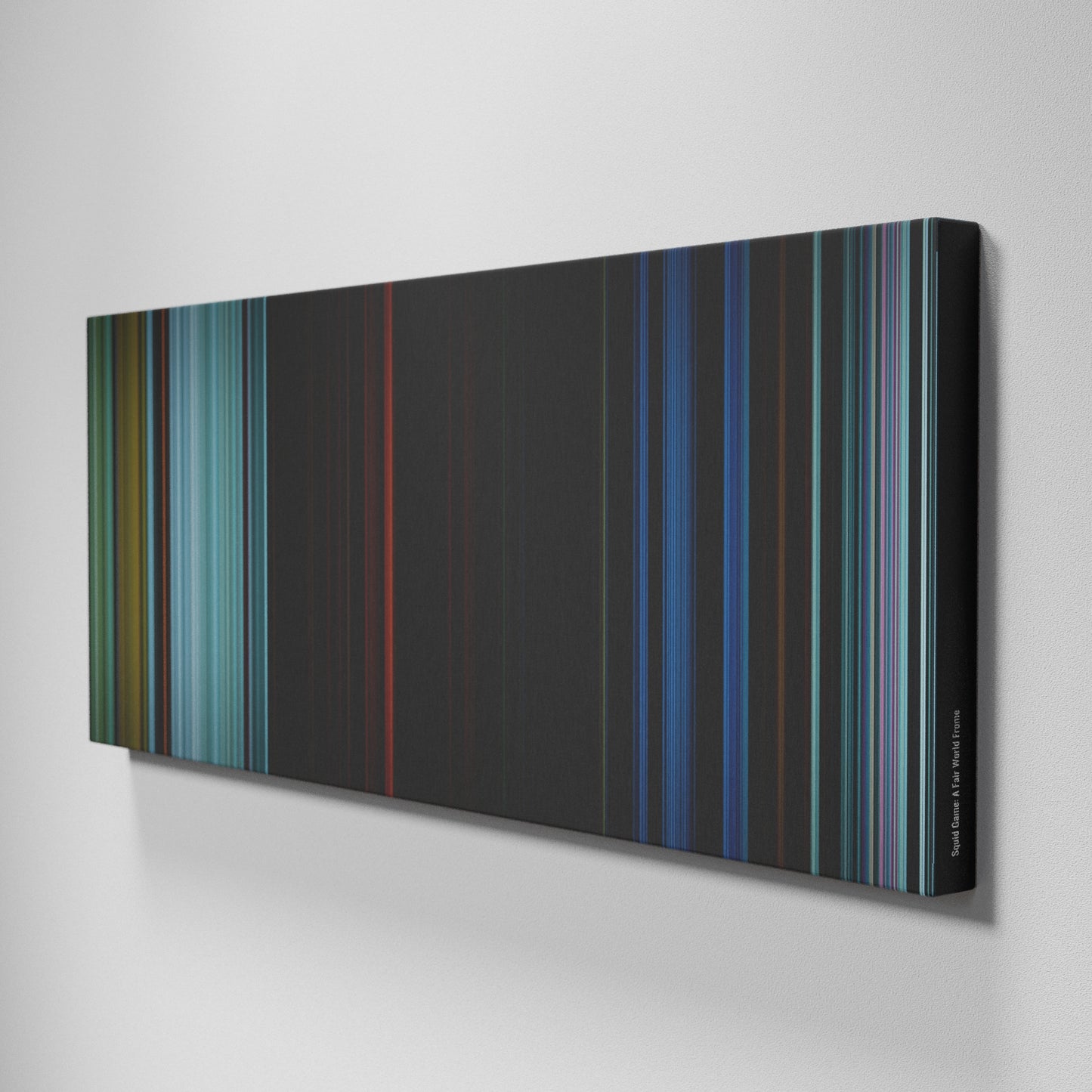 Side view of Buff's of Squid Game: A Fair World Frome on the wall