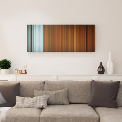 Living room interior with Squid Game: Gganbu on the wall