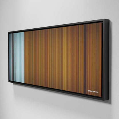 Side view of Framed Buff's of Squid Game: Gganbu on the wall