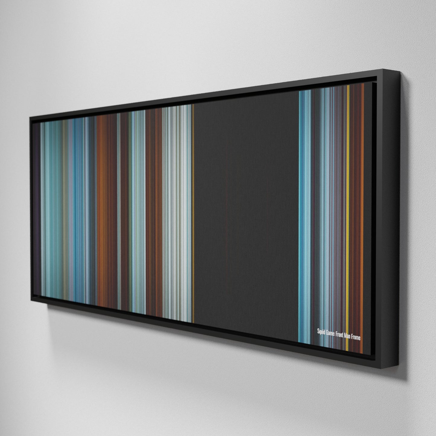 Side view of Framed Buff's of Squid Game: Front Man Frome on the wall