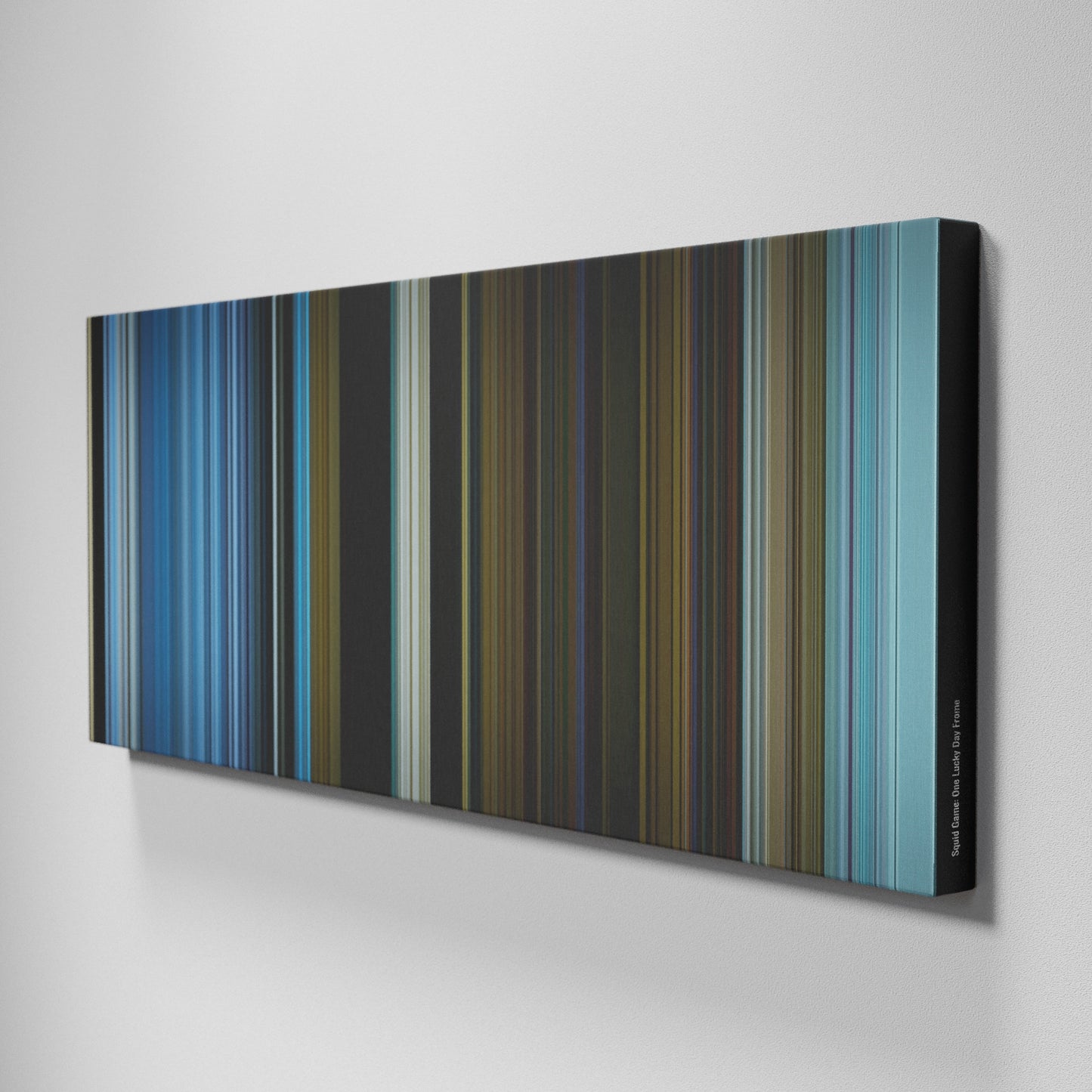 Side view of Buff's of Squid Game: One Lucky Day Frome on the wall