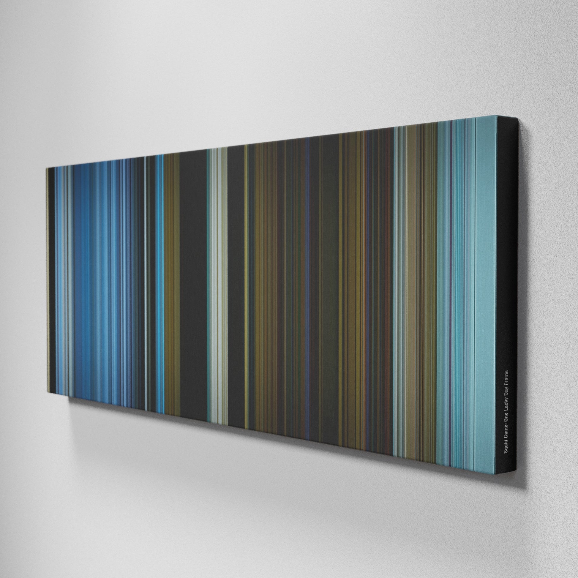 Side view of Buff's of Squid Game: One Lucky Day Frome on the wall