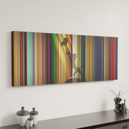 Minimal interior design with The Lion King Exclusive Edition Frome on the wall