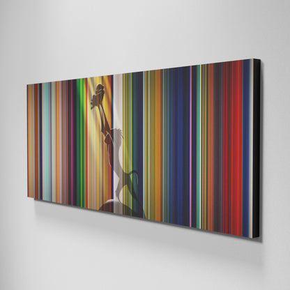 Side view of Basic of The Lion King Exclusive Edition Frome on the wall